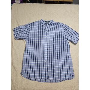 Mens short sleeved button up shirt
